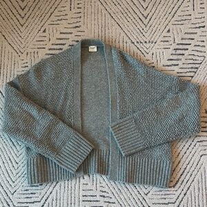 A&F Grey Knit Cardigan